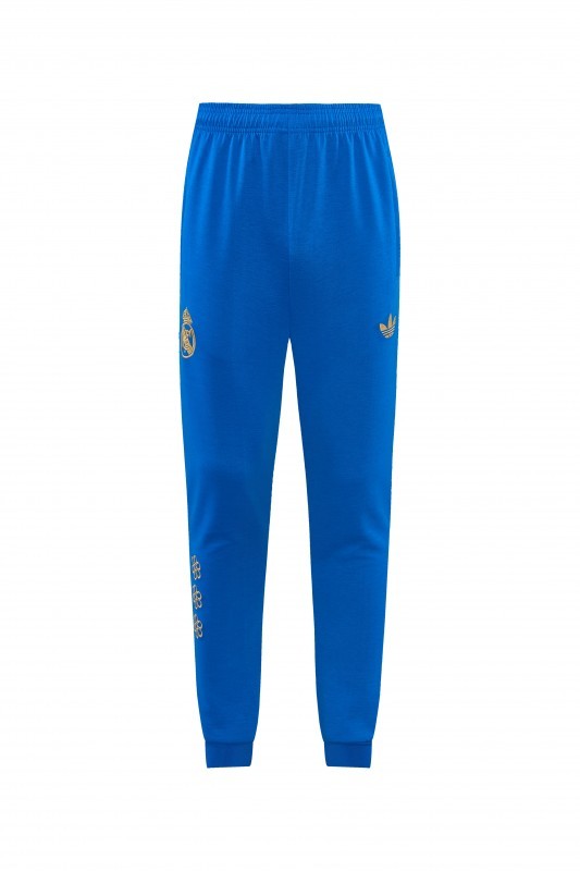 26/27 Real Madrid Royal Blue Pullover Hooded Tracksuit + Long Pants