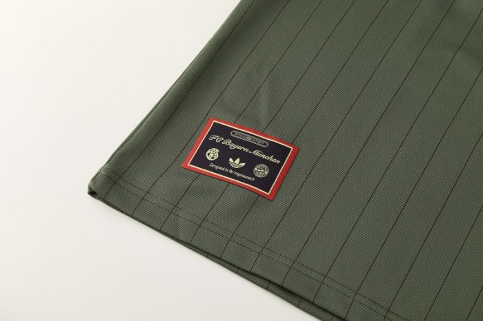 26/27 Bayern München  Forest Green  Pinstripe  Short Sleeve+Soccer Shorts