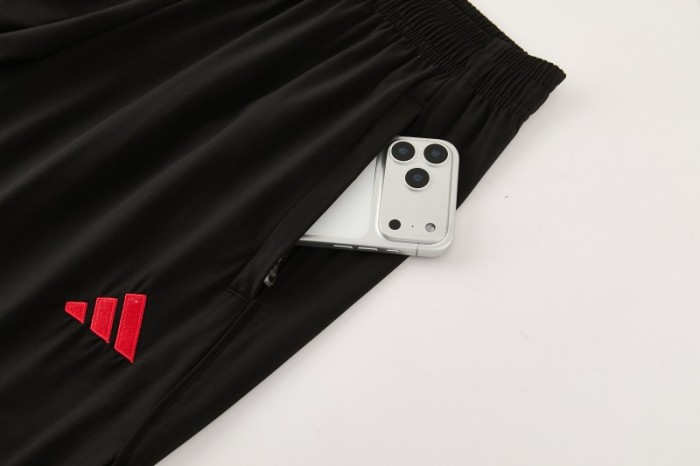 26/27 Liverpool Cream Full Zipper Hooded Jacket Tracksuit + Black Long Pants