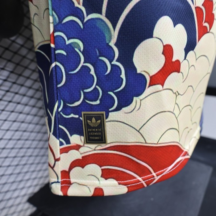 Player Version 2026 Japan Cream with Ukiyo-e Wave  Adidas Originals Special Edition Jersey