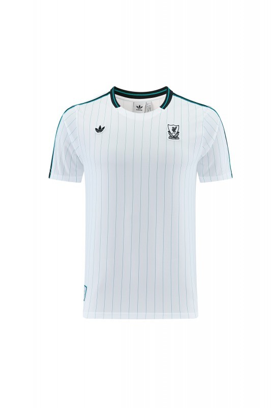 26/27  Liverpool White Short Sleeve+Soccer Shorts