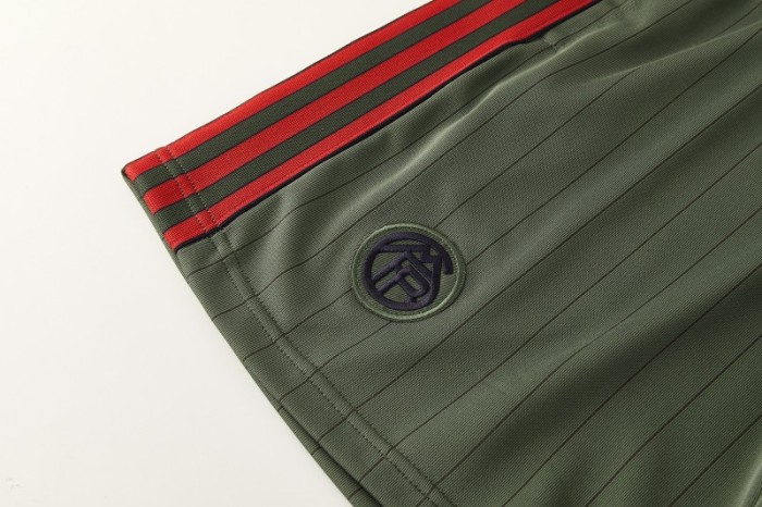 26/27 Bayern München  Forest Green  Pinstripe  Short Sleeve+Soccer Shorts