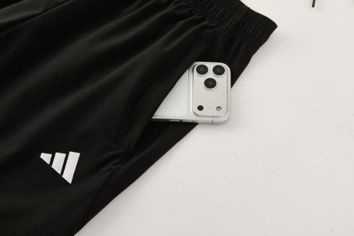 26/27 Liverpool Green Full Zipper Hooded Jacket Tracksuit + Black Long Pants