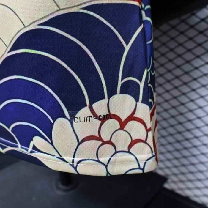 Player Version 2026 Japan Cream with Ukiyo-e Wave  Adidas Originals Special Edition Jersey