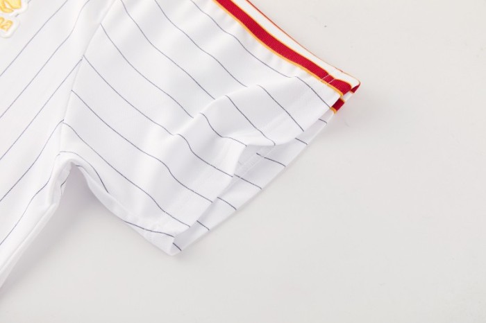 26/27 AS Roma White Short Sleeve+Soccer Shorts