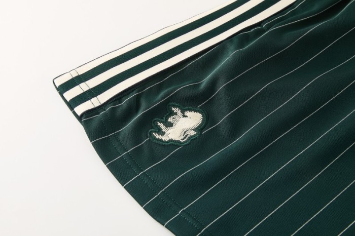 26/27 Juventus Navy Green Short Sleeve+Soccer Shorts