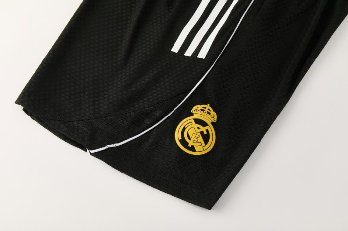 26/27  Real Madrid Black x Marvel  Short Sleeve+Soccer Shorts