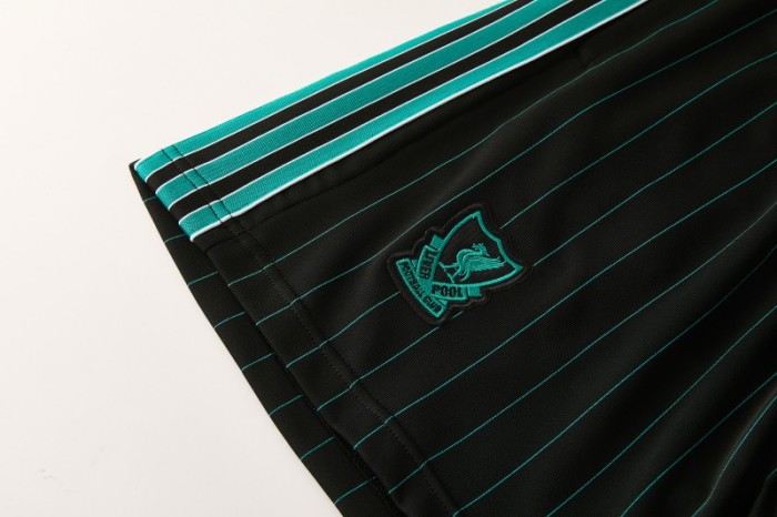 26/27  Liverpool  Black Short Sleeve+Soccer Shorts
