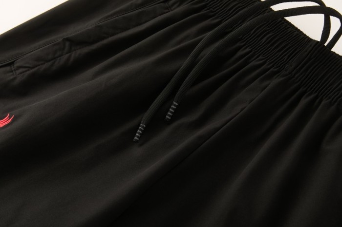 26/27 Liverpool Cream Full Zipper Hooded Jacket Tracksuit + Black Long Pants