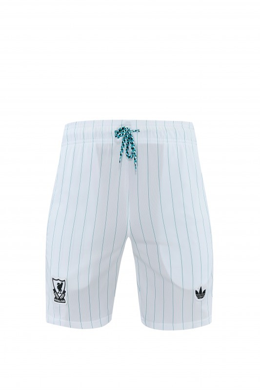 26/27  Liverpool White Short Sleeve+Soccer Shorts