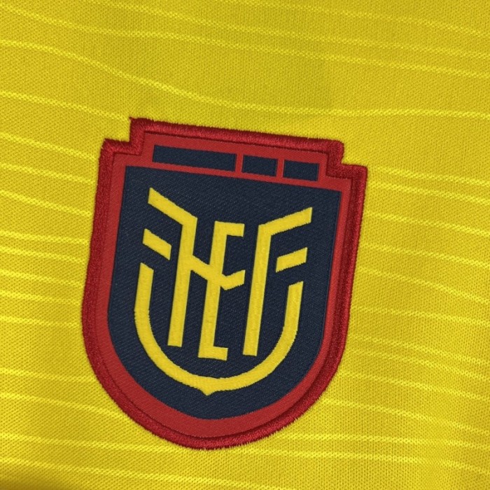 2026 Mens Ecuador World Cup Home Jersey