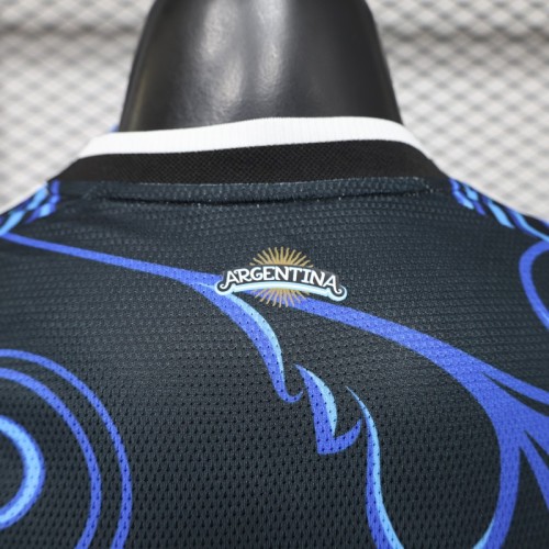 Player Version 26/27 Argentina away Black Blue Special Edition Jersey