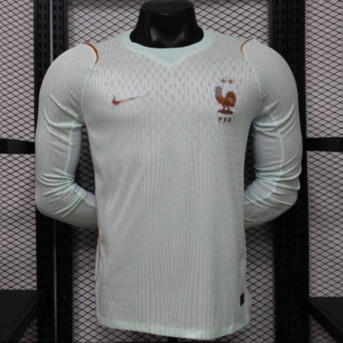 Player Version 26/27 France Mint Green Away Long Sleeve Jersey