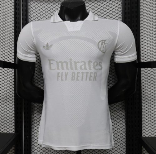 Player Version 26/27 Real Madrid All-White Tonal 125th Anniversary Jersey