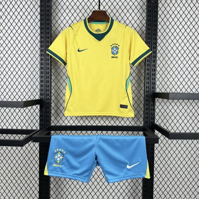 2026 Kids Brazil World Cup Home Kit