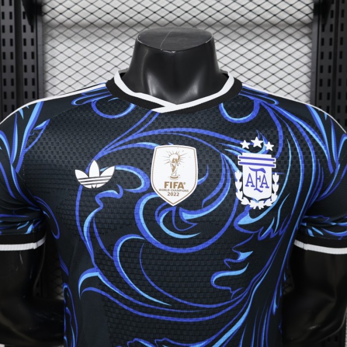 Player Version 26/27 Argentina away Black Blue Special Edition Jersey