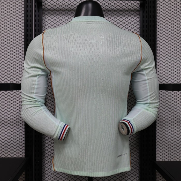 Player Version 26/27 France Mint Green Away Long Sleeve Jersey