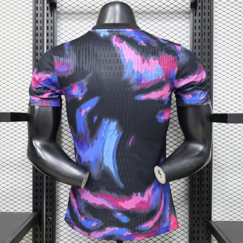 Player Version 2026 PSG Paris Saint-Germain Nike Special Edition Black Abstract Art Brushstroke Jersey