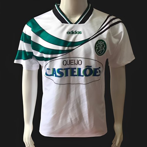 Retro 1994/95 Sporting Lisbon Away White Jersey