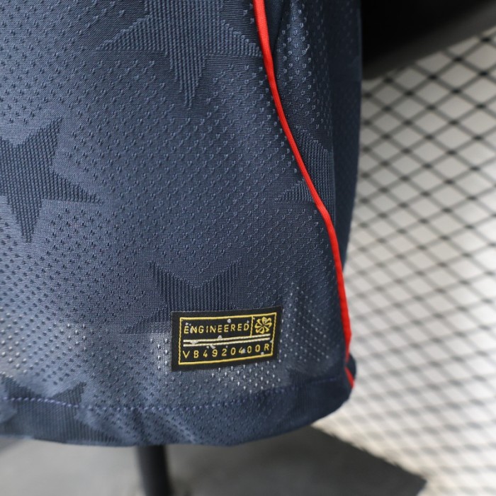 Player Version 2026 USA Navy Blue with All-Over Star Pattern Away Jersey