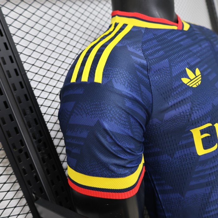 layer Version 26/27 Arsenal Navy Blue with Geometric Pattern Third Jersey