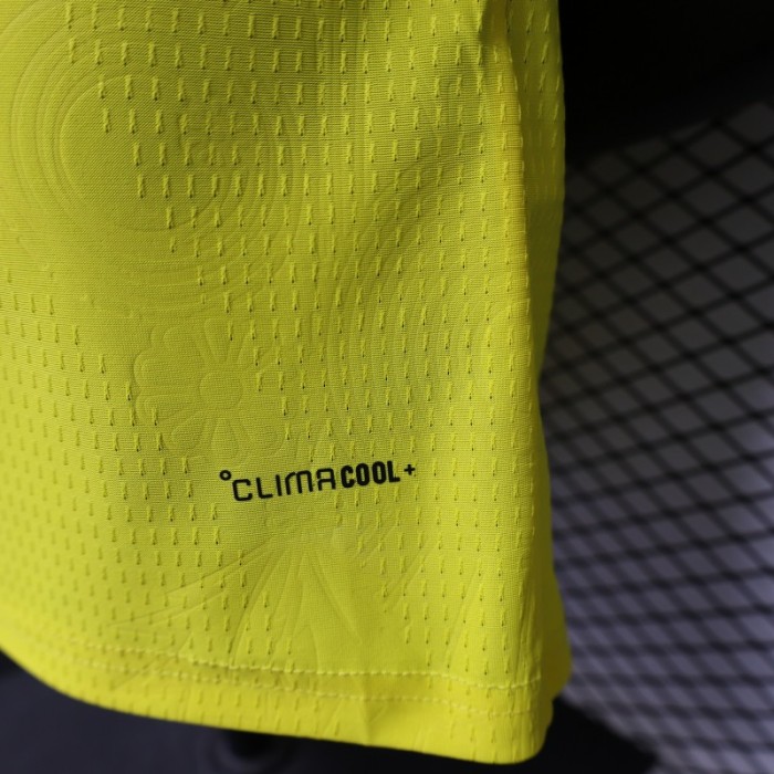 Player Version 2026 Sweden Yellow with Blue Panel Home Jersey