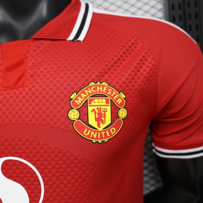 Player Version 25/26 Manchester United Red  Home Jersey