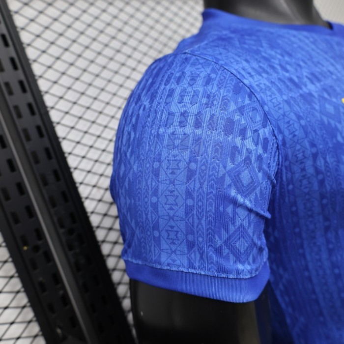 Player Version 2026 Brazil Away Blue Special Edition Jersey