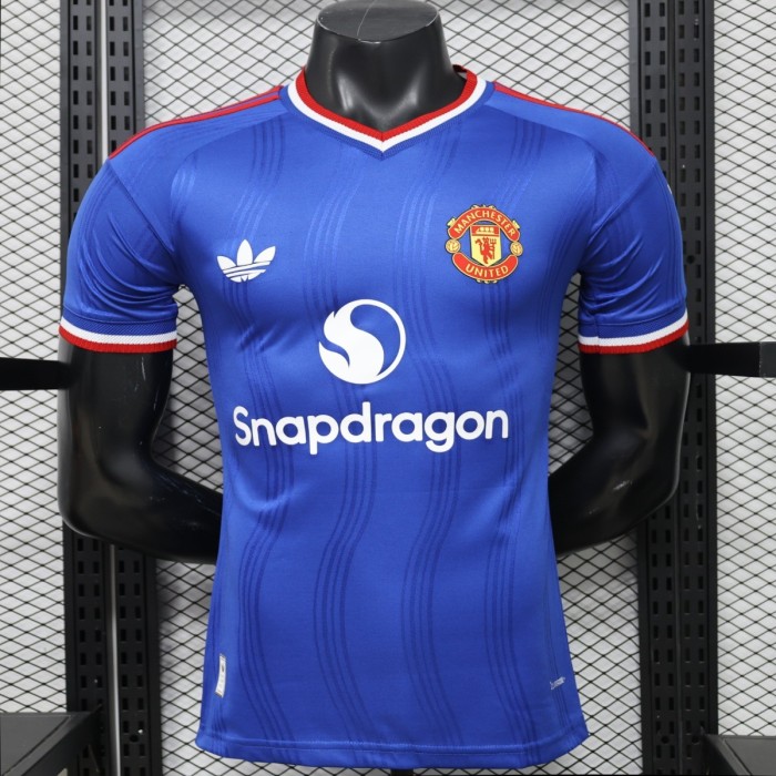 Player Version 26/27 Manchester United Away  Blue  Special Edition Jersey