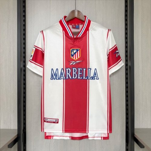 1999/00 Retro Atletico Madrid Home Jersey