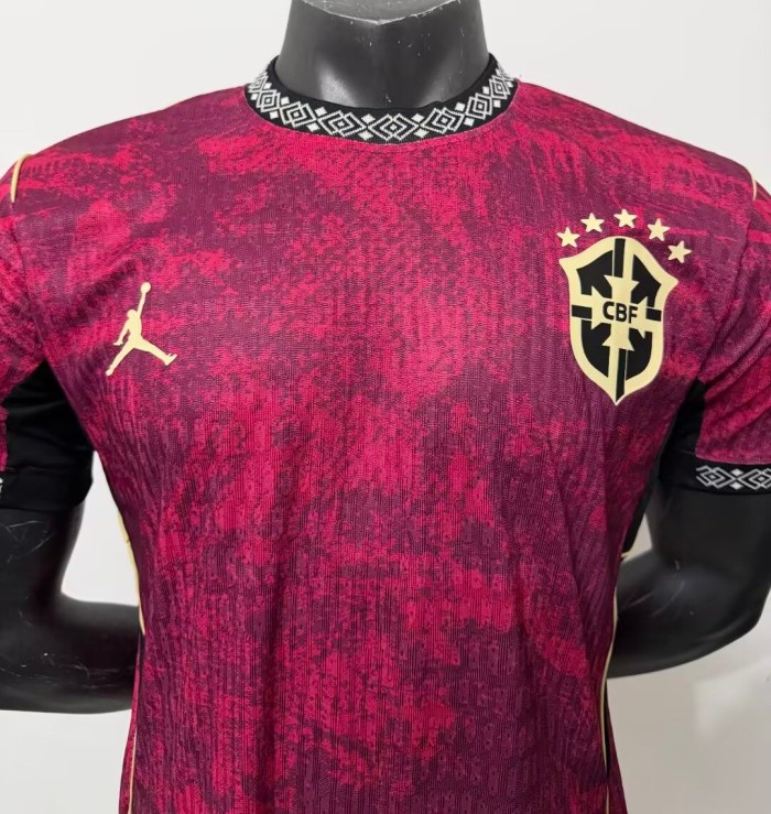 Player Version 2026 Brazil Third Wine Jersey
