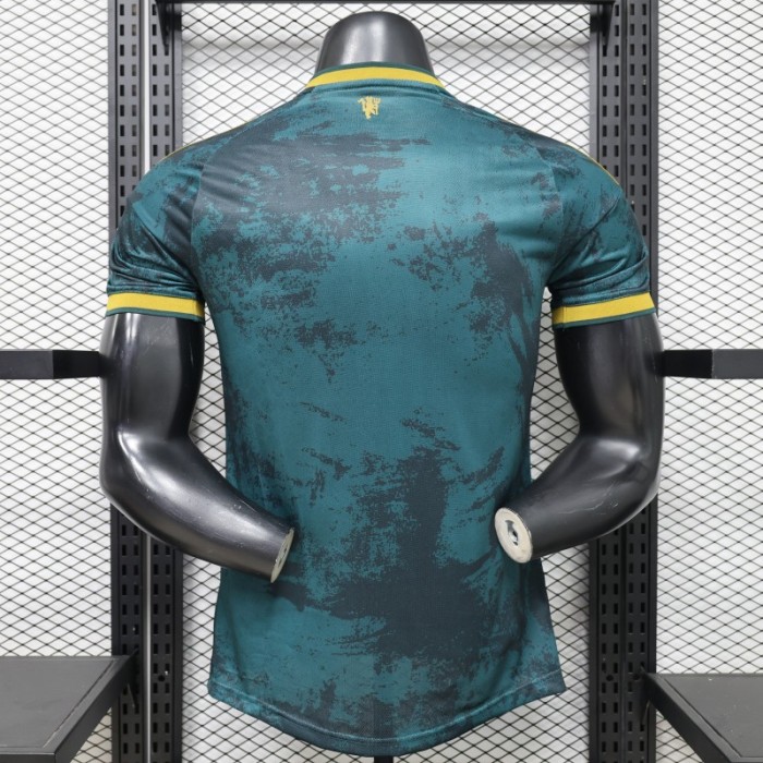 Player Version 26/27 Manchester United Teal & Gold Third Special Edition Jersey