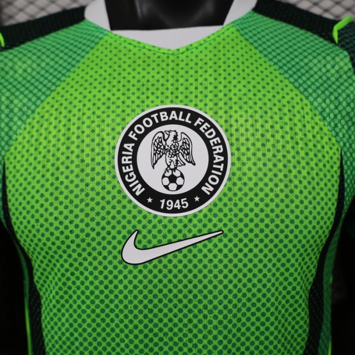Player Version 26/27 Nigeria Volt Green & Dark Green  Home Jersey