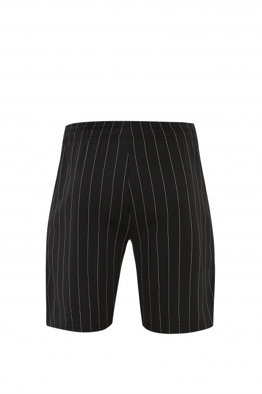 2026/27 Inter Miami CF Black Pinstripe Short Sleeve+Soccer Shorts