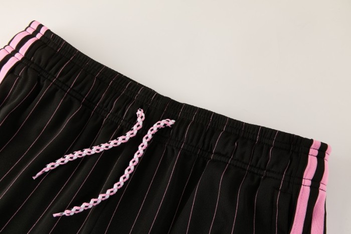 2026/27 Inter Miami CF Black Pinstripe Short Sleeve+Soccer Shorts