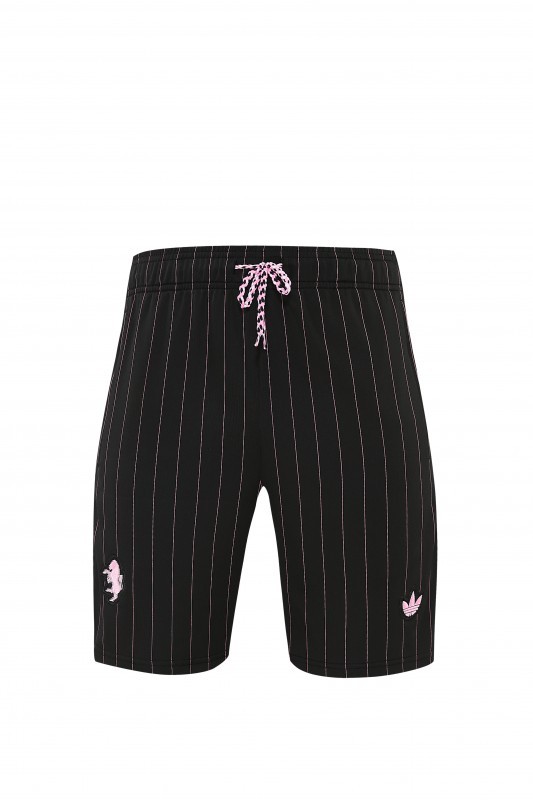 2026/27 Inter Miami CF Black Pinstripe Short Sleeve+Soccer Shorts