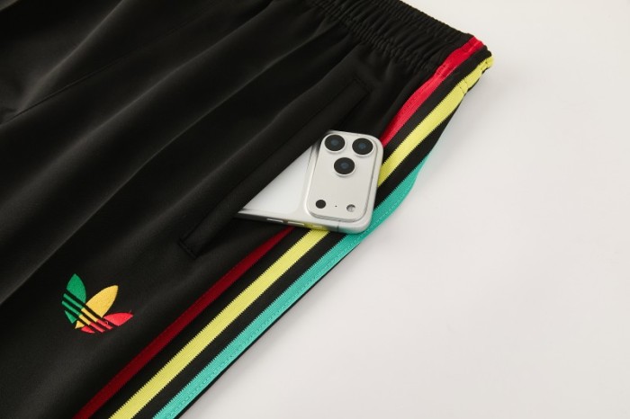 2026/27 Jamaica  Black  Full Zipper Jacket Tracksuit + Long Pants