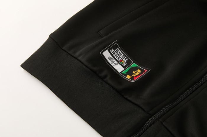2026/27 Jamaica  Black  Full Zipper Jacket Tracksuit + Long Pants
