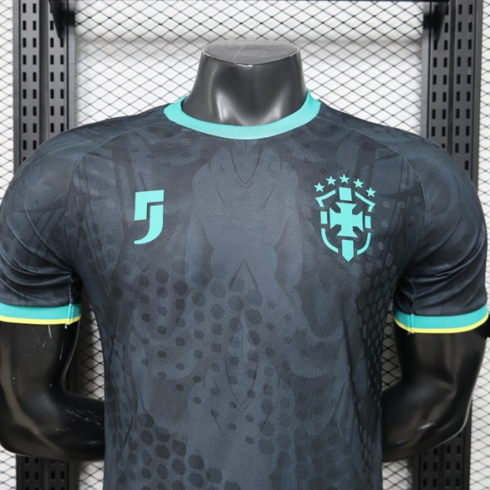 Player Version 26/27  Brazil  Charcoal Black & Mint Teal  Special Edition Jersey