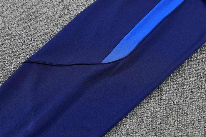 26/27 Inter Milan Royal Blue Half  Zipper Jacket Tracksuit + Long Pants (Nike)