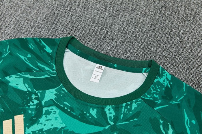 26/27 Real Madrid Green Camouflage  Short Sleeve+Soccer Shorts