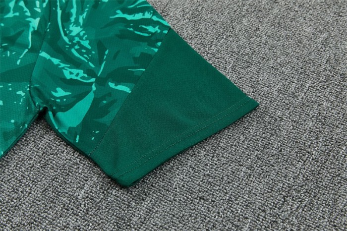 26/27 Real Madrid Green Camouflage  Short Sleeve+Soccer Shorts