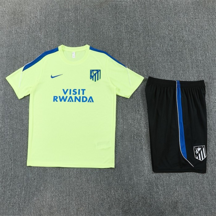 26/27 Atletico Madrid Fluorescent Green Short Sleeve+Soccer Shorts