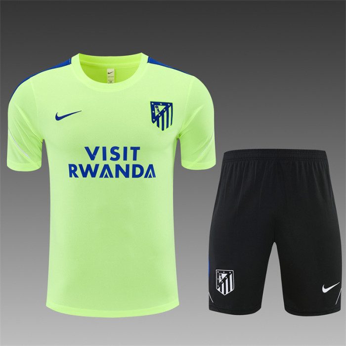 26/27 Atletico Madrid Fluorescent Green Short Sleeve+Soccer Shorts