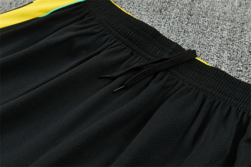 26/27 Brazil Black & Yellow Short Sleeve+Soccer Shorts