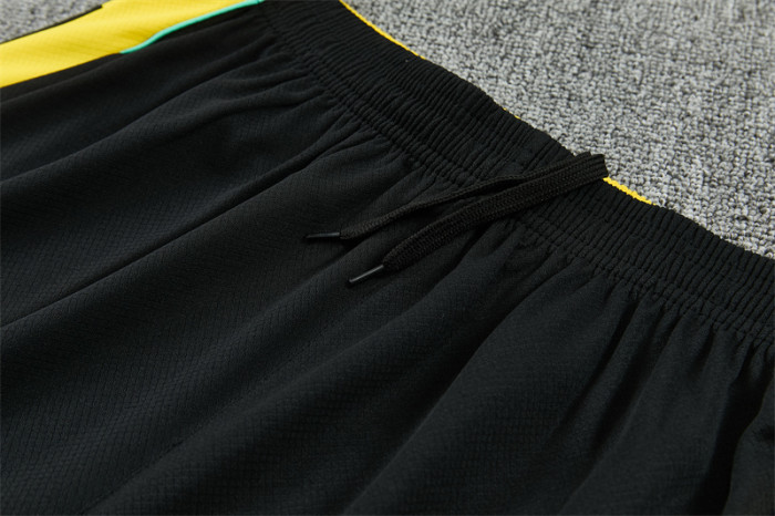 26/27 Brazil Black & Yellow Short Sleeve+Soccer Shorts