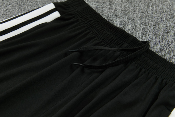 26/27 Spain Black & White Half Zipper Jacket Tracksuit + Long Pants