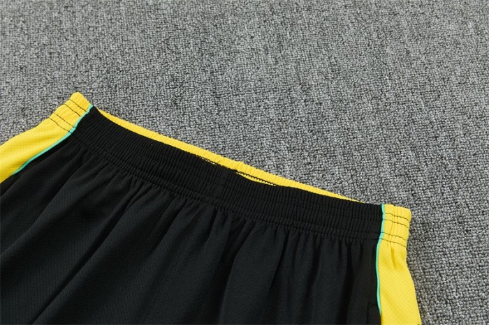26/27 Brazil Black & Yellow Short Sleeve+Soccer Shorts