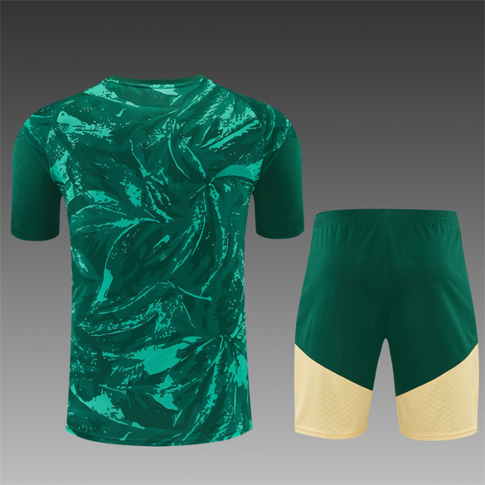 26/27 Real Madrid Green Camouflage  Short Sleeve+Soccer Shorts