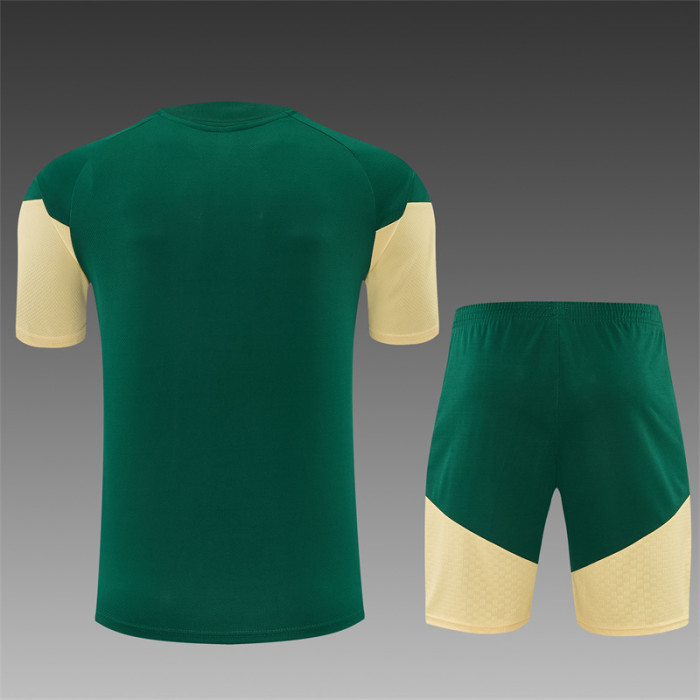 26/27 Real Madrid Green & Cream  Short Sleeve+Soccer Shorts